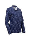 Outback Womens Horseshoe Toss Button Up Shirt