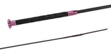 Fleck SilkTouch Premium Fiberglass Dressage Whip with Pink Design Cap