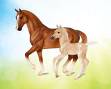Breyer Power & Precision Horse & Foal Set