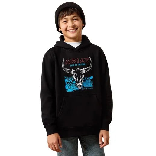 Ariat Boy's Bison Bureau Hoodie