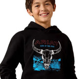 Ariat Boy's Bison Bureau Hoodie
