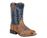 Roper Big Kids Bart Burnish Brown Boot