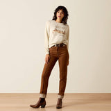 Ariat Womens Essential Crew Sweatshirt- Summer Sand