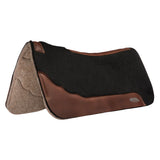 Weaver Contoured 100% Wool Felt Saddle Pad Black Top