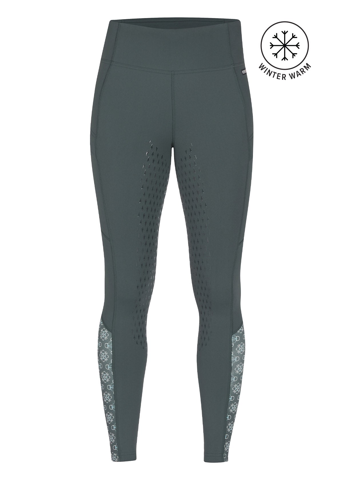 Kerrits Thermo Tech Full Leg Tight - Extra Small / Spruce/Spruce Bit of  Frost