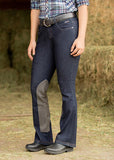 Kerrits Stretch Denim Extended Knee Patch Bootcut Breech