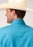 Roper Men's Amarillo Collection Long Sleeve Stretch Poplin Shirt