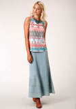 Roper Ladies Sweater Knit V Neck Sleeveless Shirt