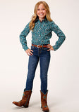 Roper Girls Amarillo Collection Long Sleeve Upstream Paisley