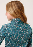 Roper Girls Amarillo Collection Long Sleeve Upstream Paisley