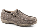 Roper Women's "Chillin" Fabric Driving Moc Casual Shoe