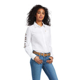 Ariat Women's Kirby Stretch Long Sleeve Logo Shirt
