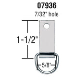 Weaver Saddle Dee with Clip - Concho Tie