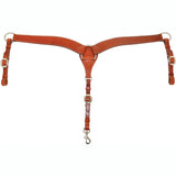 Shaped Plain Breast Collar Double Stitched 2" Body