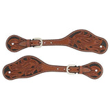 Weaver Leather Floral Carved Spur Straps