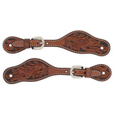 Weaver Leather Floral Carved Spur Straps