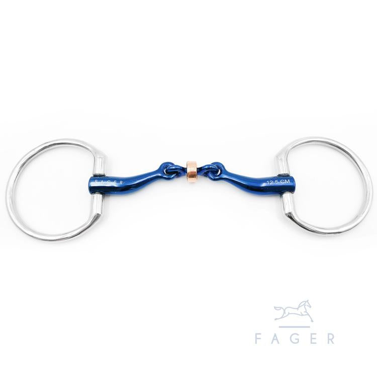 Fager Sally Titanium Fixed Ring Snaffle