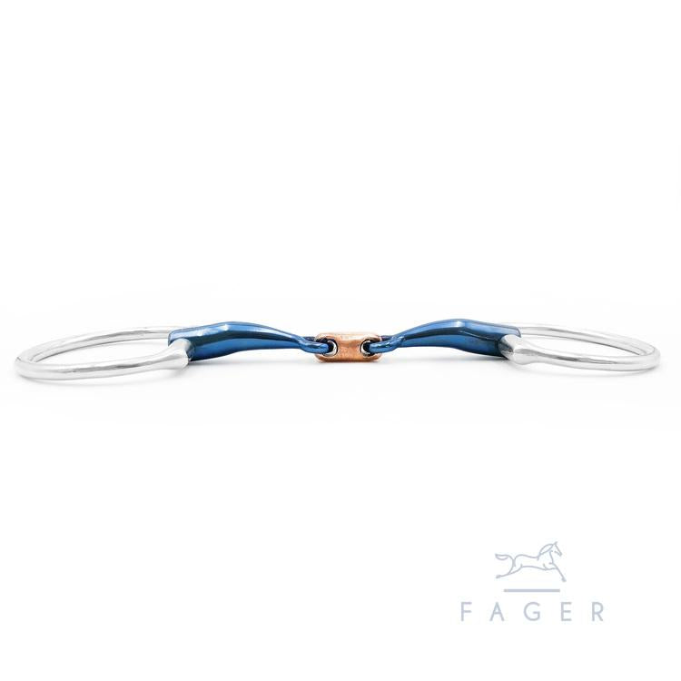 Fager Oscar Titanium Fixed Ring Snaffle
