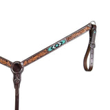 Weaver Turquoise Cross Beaded Breast Collar