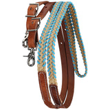Tory Leather Wax Laced Roping Rein