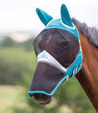 Shires Fine Mesh Fly Mask with Ears & Nose