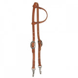 Reinsman Herman Oak Harnes Slide Ear Headstall Snap Ends-5/8"