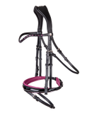 Waldhausen X-Line Cranberry Flash Dressage Bridle