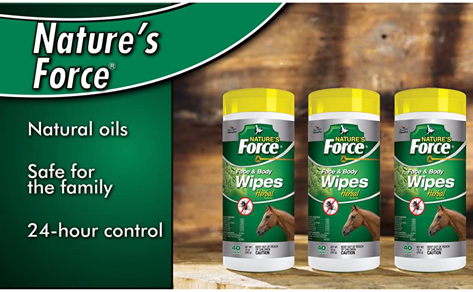 Natures Force Herbal Face And Body Wipes