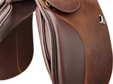 Bates "Caprilli" Close Contact Heritage Leather Saddle