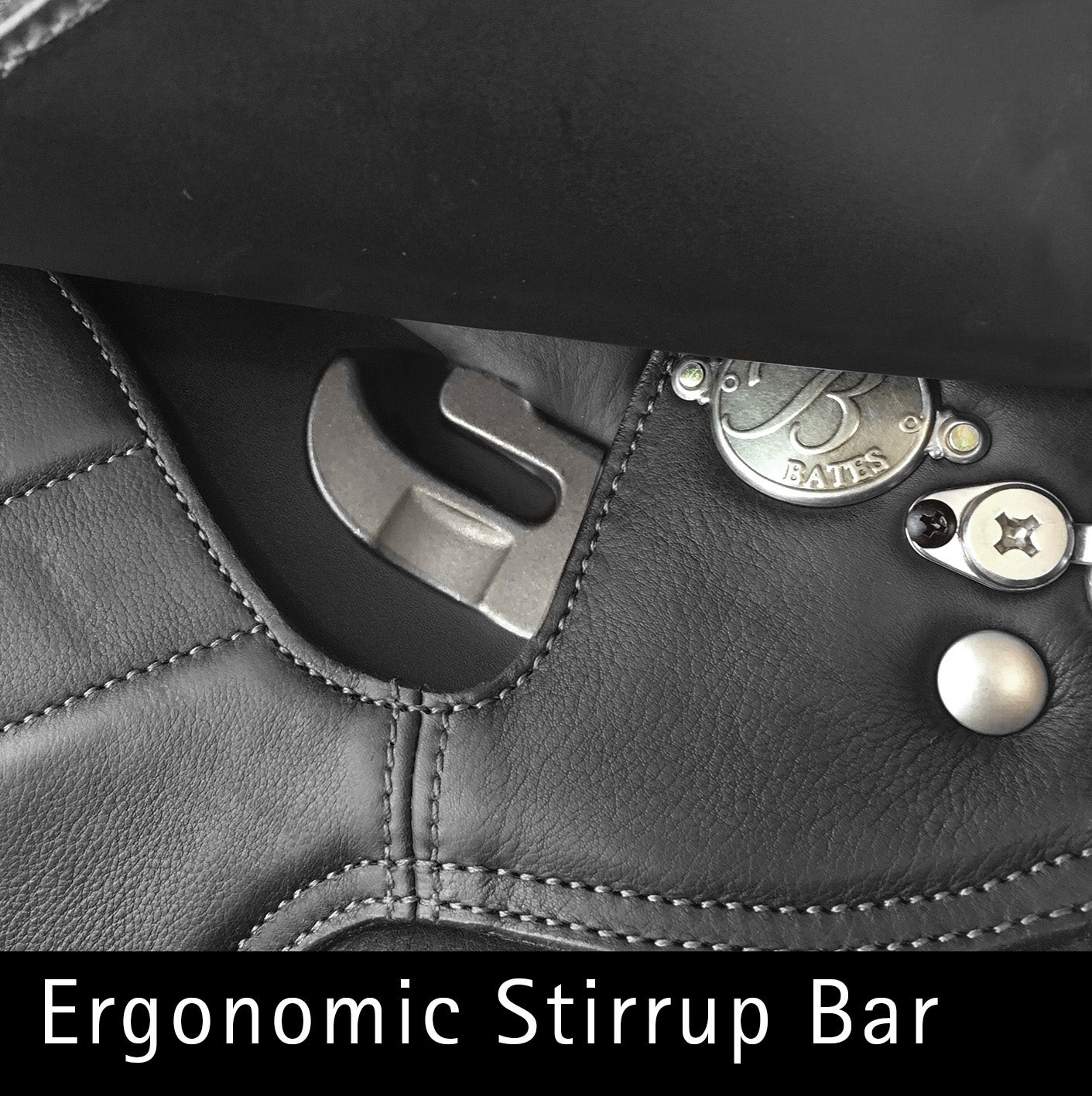 Bates "Wide" Luxe Leather Dressage+ Saddle
