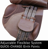 Bates "Elevation+" Luxe Leather Jump Saddle