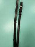 Bobbys 5/8 Rsd Stops Rein Bk Std