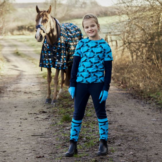 Horze Kids Horse Print Socks