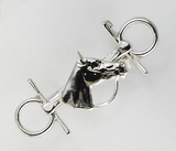 Finishing Touch Double Horseshoe Stock Pin