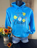 The Naughty Equestrian Just Here For Chicks Hoodie