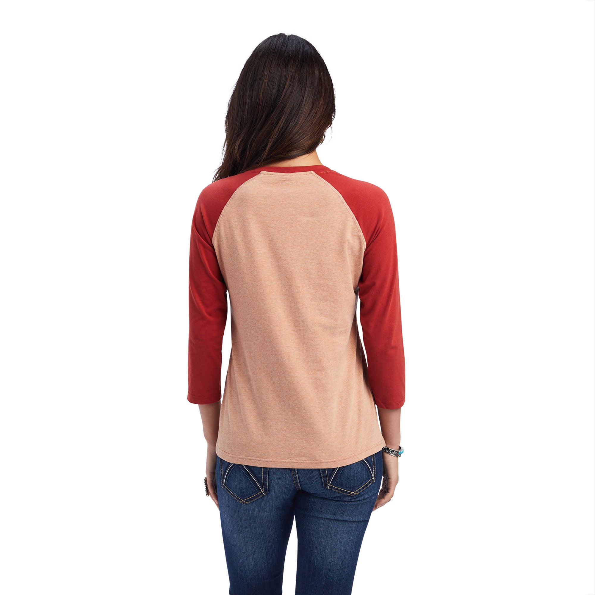 Women's Ariat REAL Arrow Classic Fit 3/4 Sleeve Tee