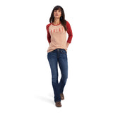 Women's Ariat REAL Arrow Classic Fit 3/4 Sleeve Tee