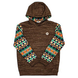 Hooey “Aztec” Youth Men’s Brown Hoody