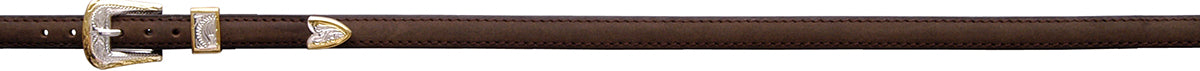 M & F 3/8" Hatband Distressed Leather