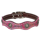 Weaver Vintage Pink Paisley Dog Collar