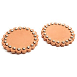 Leather Rosette With Spots