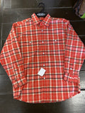 Panhandle Slim Boy's Red Plaid Long Sleeve Shirt