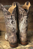 Roper Women's Wide Calf Feather Square Toe Boot