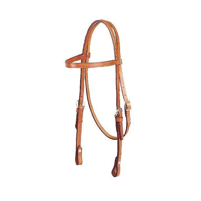 Tory Leather Straight Browband Headstall