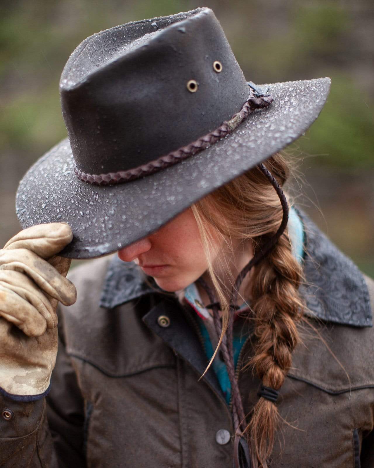 Outback Trading Grizzly Oilskin Hat