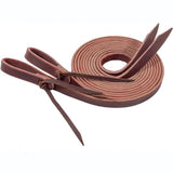 Circle Y Oiled Harness Leather Tie End Split Reins