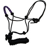Two Tone Nose Rope Halter With 8' Lead