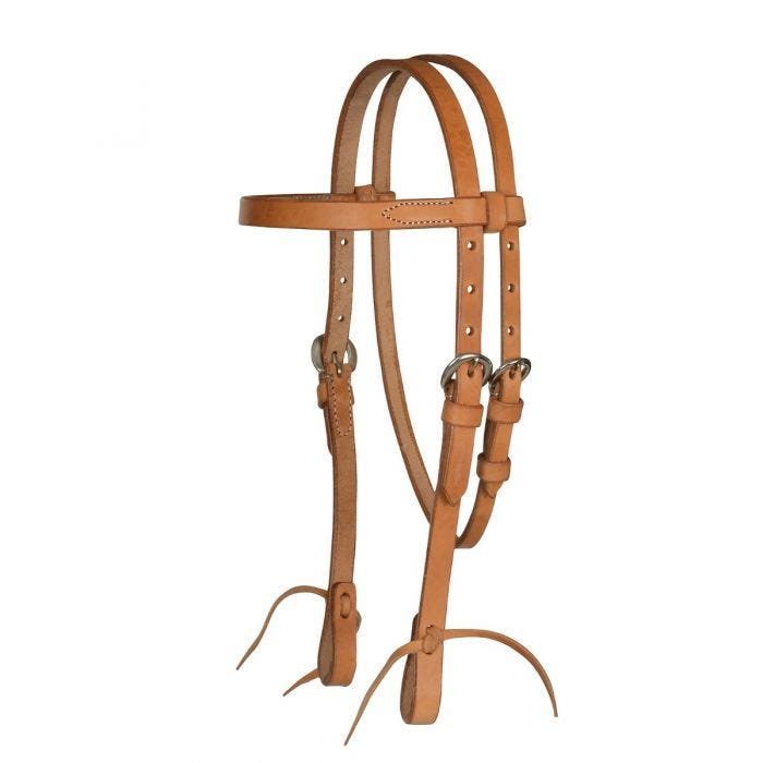 Circle Y Pony Tie End Browband Headstall