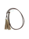 M & F Rolled Leather Stampede String Horsehair Tassels