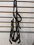 R.J. Mfg. Flat Braid Halter/Bridle Combo 5/8"